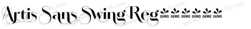 Artis Sans Swing Reg字体转换